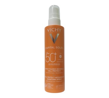 ВИШИ КАПИТАЛ СОЛЕЙ SPF50+ СЛЪНЦЕЗАЩИТЕН ФЛУИДЕН СПРЕЙ ЗА ЛИЦЕ И ТЯЛО 200мл